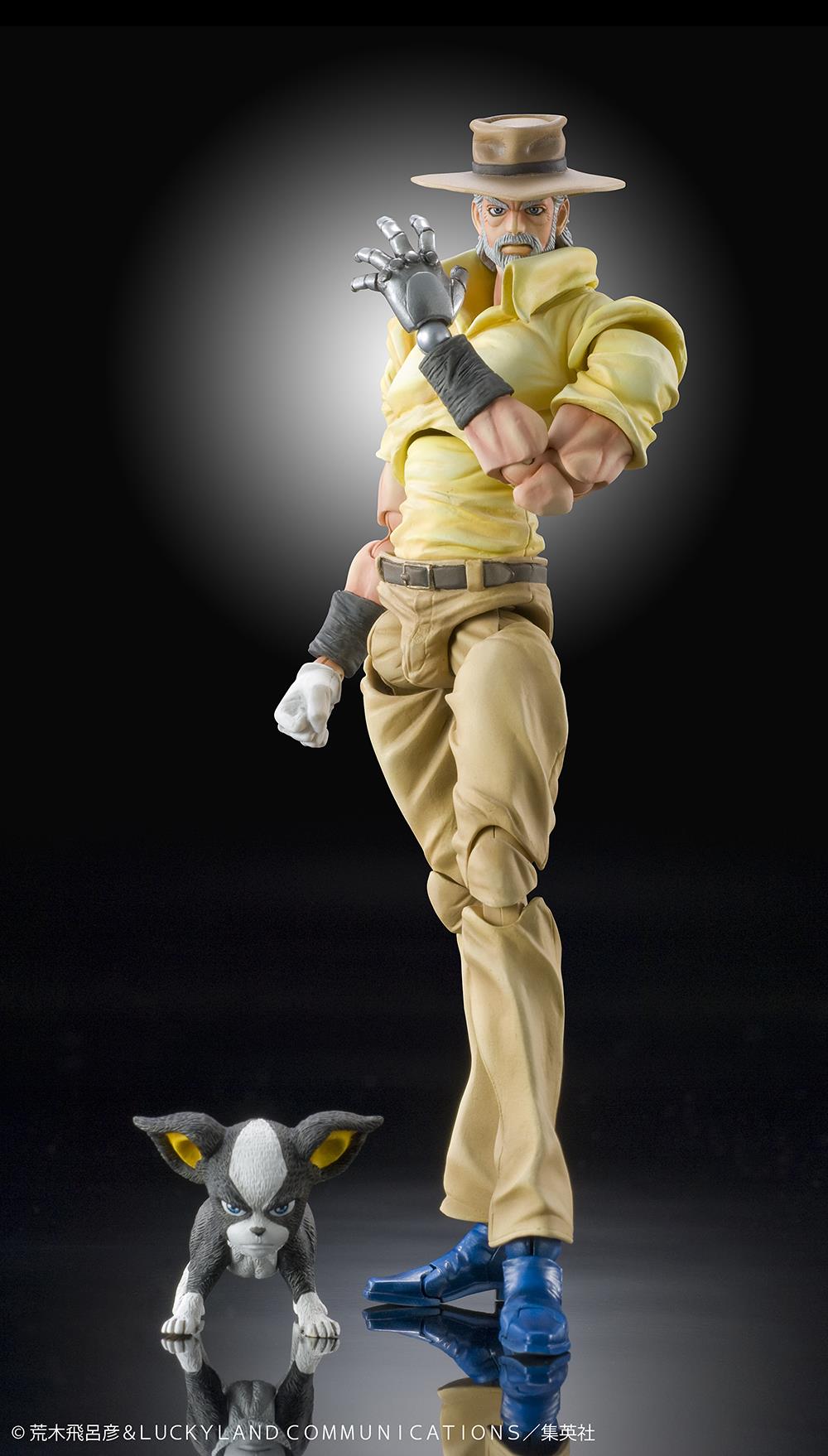 Jojo's Bizarre Adventure: Joseph Joestar & Iggy Super Action Statue