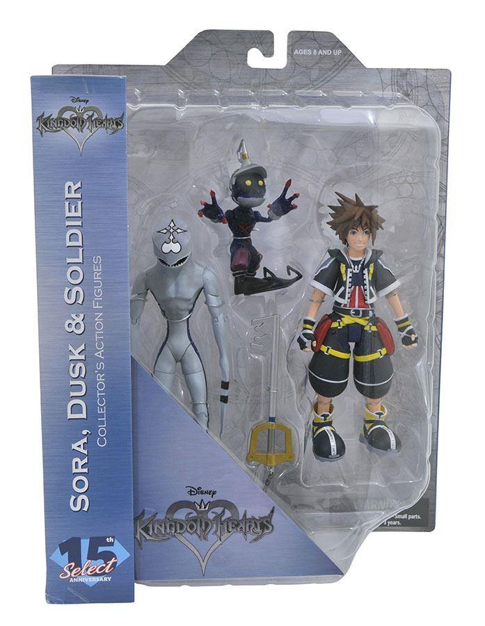 Kingdom Hearts II: Sora, Dusk & Soldier Collector's Action Figure Set