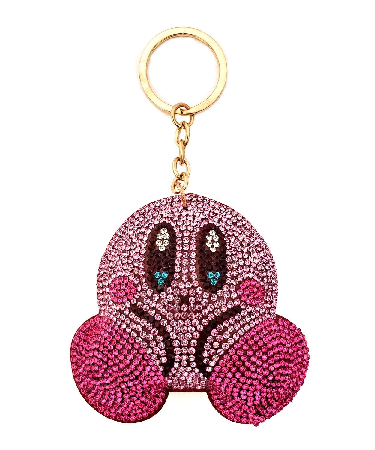 Kirby: Kirby (Hug) Glitter Key Chain