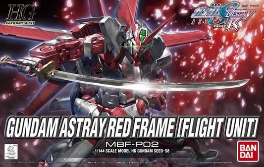 Gundam: Gundam Astray Red Frame (Flight Unit) HG Model