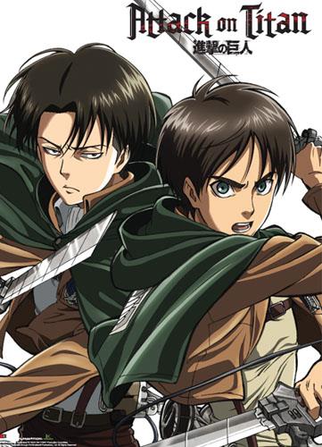 Attack on Titan: Eren & Levi Special Edition Wall Scroll