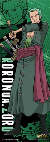 One Piece: Zoro New World Human-Sized Wall Scroll