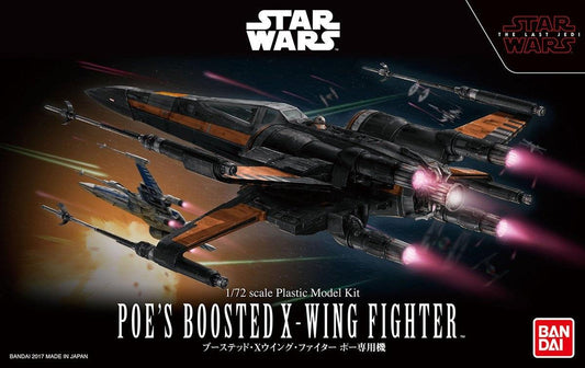 Star Wars: Poe's Boosted X-Wing Fighter 1/72 Scale Model