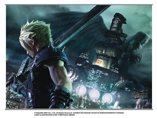 Final Fantasy VII Remake: Ex-Soldier vs. One Winged Angel Wall Scroll
