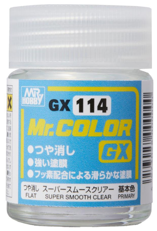 Model Paint: Mr. Color GX-114 Super Smooth Clear Flat - NOT SHIPPABLE