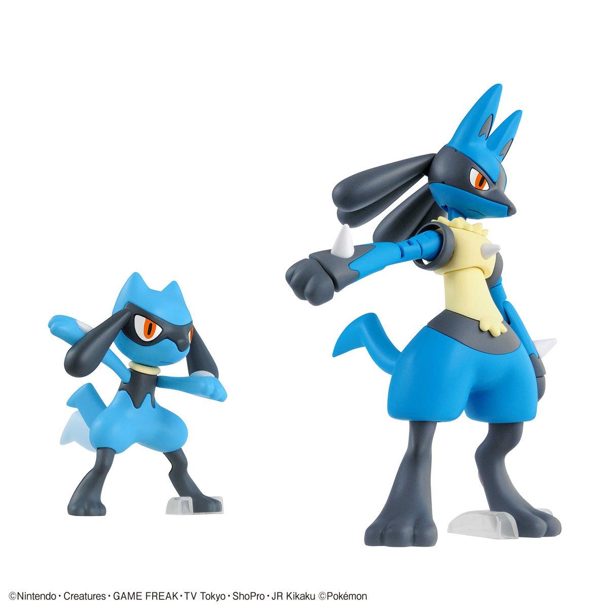 Pokemon: Riolu & Lucario PokePla Model Set