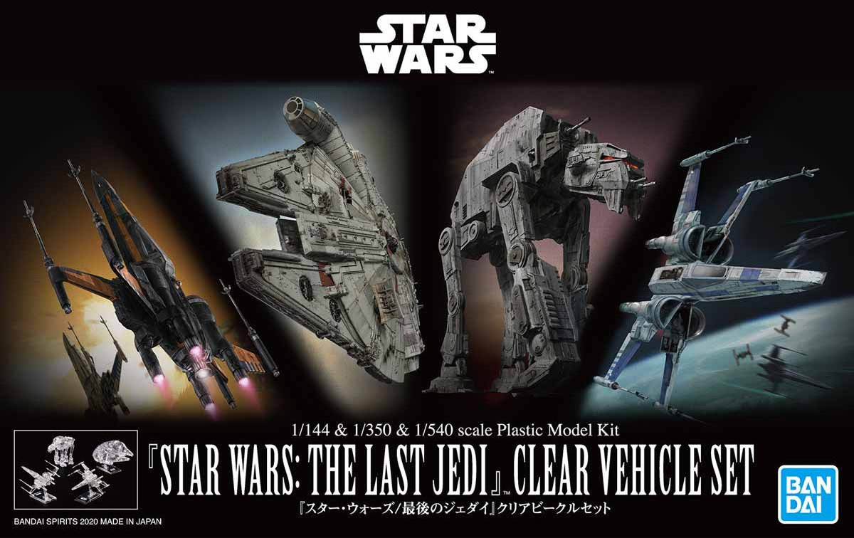 Star Wars: The Last Jedi Clear Vehicle Set Various Scale Model