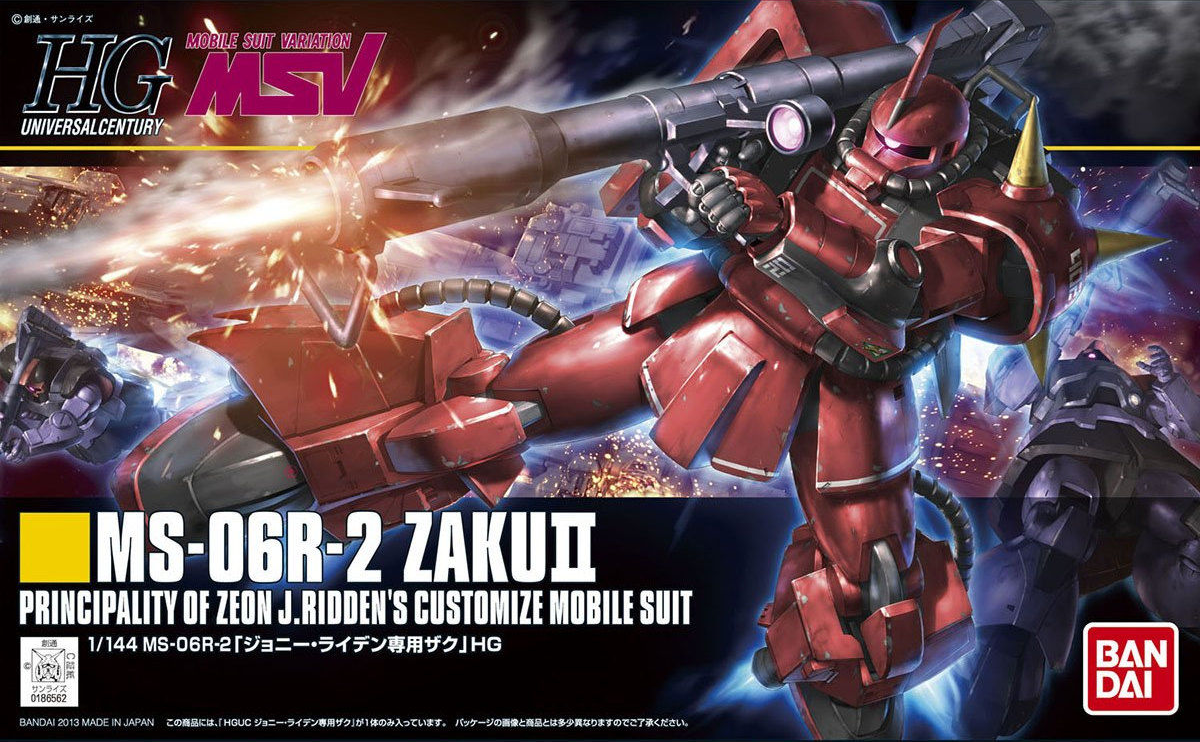 Gundam: Zaku II Johnny Ridden Custom HG Model