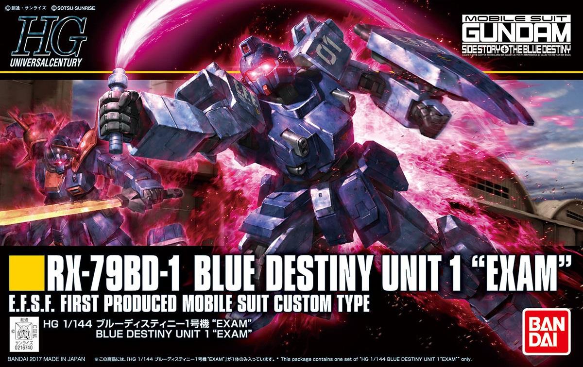 Gundam UC: Blue Destiny Unit 1 "Exam" HG Model