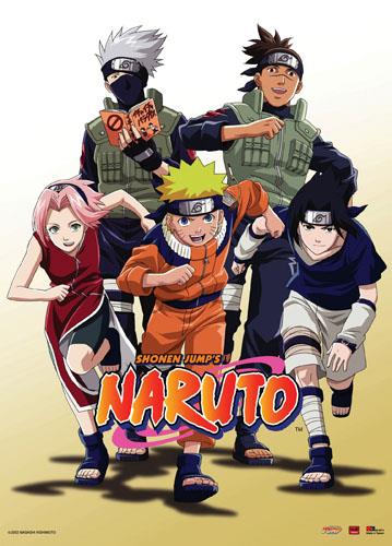 Naruto: Team 7 & Iruka Wall Scroll