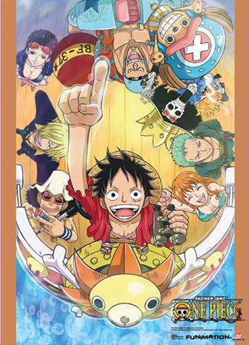 One Piece: Group Thousand Sunny Wall Scroll