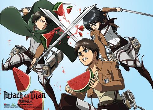 Attack on Titan: Attack on Watermelon Special Edition Wall Scroll