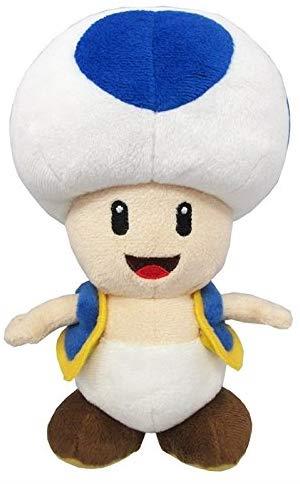 Super Mario Bros.: Toad (Blue) 8" Plush