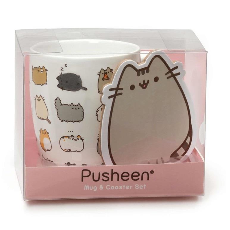 Pusheen: Kitties 12 oz. Mug and Coaster Set