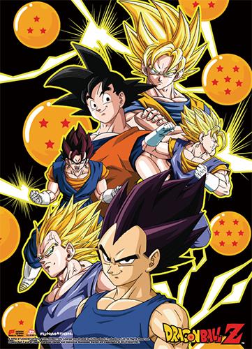 Dragon Ball Z: Vegita, Goku & Vegito Wall Scroll