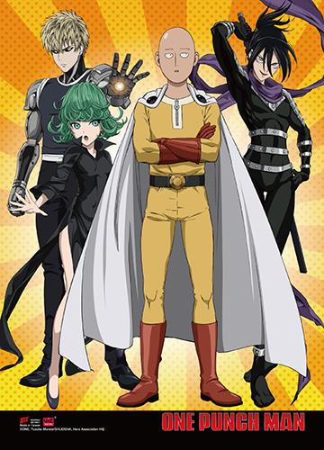 One Punch Man: Group Wall Scroll