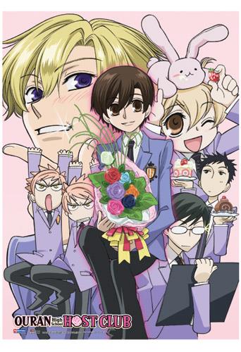 Ouran High School Host Club: Sitting Haruhi Wall Scroll