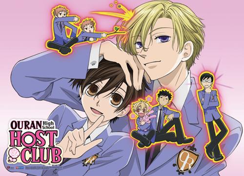 Ouran High School Host Club: Chibi Club Wall Scroll