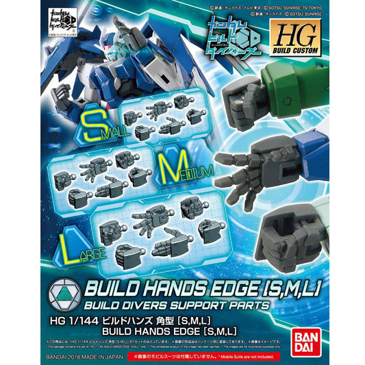 Gundam: Build Hands Edge [S,M,L] Build Divers HG Support Parts Option Pack