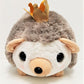 Amuse: Grey Hedgehog with Crown 16.5" Plush